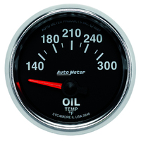 GS 2-1/16" Oil Temperature Gauge w/ Air-Core (140-300 °F)