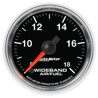 GS 2-1/16" Wideband Air/Fuel Ratio Analog Gauge (8:1-18:1 AFR)