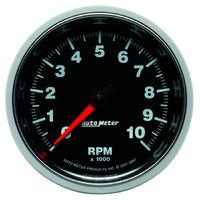 GS 3-3/8" In-Dash Tachometer (0-10,000 RPM)