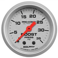 Ultra-Lite 2-1/16" Mechanical Boost Gauge (0-35 PSI)