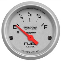 Air-Drive 2-1/16" SSE Fuel Level Gauge w/ Air-Core for Pre `65 GM (0-30 ?)
