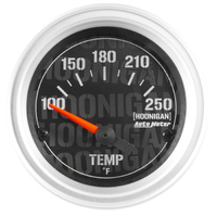 Hoonigan 2-1/16" Electric Water Temp Gauge w/ Air-Core (100-250 °F)