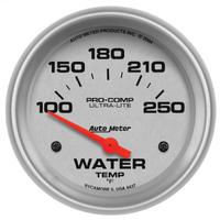Ultra-Lite 2-5/8" Water Temperature Gauge w/ Air-Core (100-250 °F)