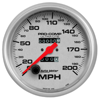 Ultra-Lite 5" Mechanical Speedometer (0-200 MPH)