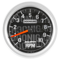 Hoonigan 3-3/8" In-Dash Tachometer (0-10,000 RPM)