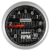 Hoonigan 5" In-Dash Tachometer (0-10,000 RPM)