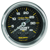 Carbon Fiber 2-1/16" Mechanical Boost Gauge (0-35 PSI)