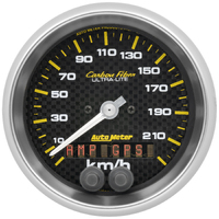 Carbon Fiber 3-3/8" GPS Speedometer (0-225 Km/H)