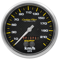 Carbon Fiber 5" GPS Speedometer (0-225 Km/H)