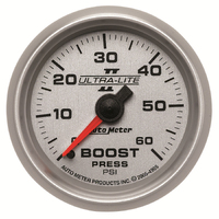 Ultra-Lite II 2-1/16" Mechanical Boost Gauge (0-60 PSI)