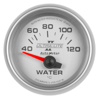 Ultra-Lite II 2-1/16" Water Temp Gauge w/ Air-Core (40-120 C)