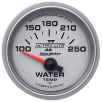 Ultra-Lite II 2-1/16" Water Temperature Gauge w/ Air Core (100-250 °F)