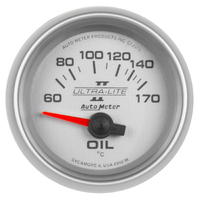 Ultra-Lite II 2-1/16" Oil Temp Gauge w/ Air-Core (60-170 C)