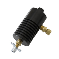 Aluminum Exhaust Pressure Particle Trap Kit Aluminum - Black