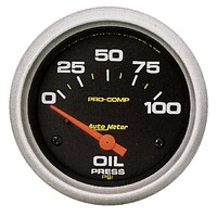 Pro-Comp 2-5/8" Oil Pressure Gauge w/ Air-Core (0-100 PSI)