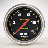 Pro-Comp 2-5/8" Stepper Motor Fuel Pressure Gauge (0-15 PSI)