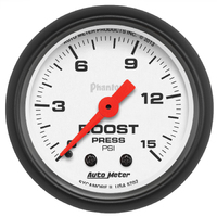 Phantom 2-1/16" Mechanical Boost Gauge (0-15PSI)