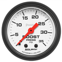 Phantom 2-1/16" Mechanical Boost Gauge (0-35 PSI)