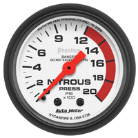 Phantom 2-1/16" Nitrous Pressure Gauge - Mechanical (0-2000 PSI)