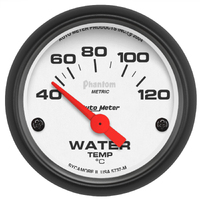 Phantom 2-1/16" Water Temperature Gauge w/ Air-Core (40-120 °C)