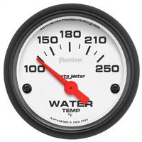 Phantom 2-1/16" Water Temperature Gauge w/ Air Core (100-250 °F)