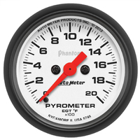 Phantom 2-1/16" Stepper Motor Pyrometer Gauge (0-2000 °F)