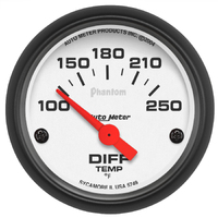 Phantom 2-1/16" Differential Temperature Gauge w/ Air-Core (100-250 °F)