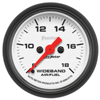 Phantom 2-1/16" Wideband Air/Fuel Ratio Analog Gauge (8:1-18:1 AFR)