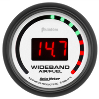 Phantom 2-1/16" Wideband Street Air/Fuel Ratio Gauge (10:1-17:1)