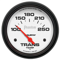 Phantom 2-5/8" Transmission Temperature Gauge w/ Air-Core (100-250 °F)