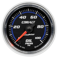 Cobalt 2-1/16" Stepper Motor Oil Pressure Gauge (0-100 PSI)
