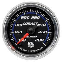 Cobalt 2-1/16" Stepper Motor Oil Temperature Gauge (140-280 °F)