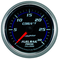 Cobalt 2-1/16" Stepper Motor Fuel Rail Pressure Gauge (0-30K PSI)