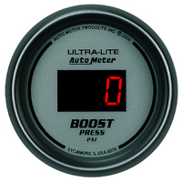 Ultra-Lite 2-1/16" Digital Boost Gauge (5-60 PSI)