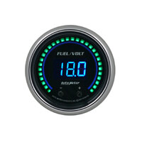 Cobalt Elite Digital 2-1/16" Two Channel Fuel Level/Voltmeter Gauge (0-100%/8-18V)