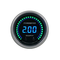 Cobalt Elite Digital 2-1/16" Two Channel Pyrometer Gauge (0-2,000 °F/0-1,100 °C)
