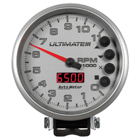 Ultimate 5" Pedestal Tachometer w/ Ultimate III Playback (0-11,000 RPM) Silver
