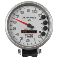 Ultimate 5" Pedestal Tachometer w/ Dl Playback (0-11,000 RPM) Silver