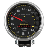 Ultimate 5" Pedestal Tachometer w/ Dl Playback (0-11,000 RPM) Black