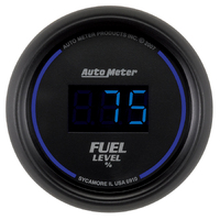 Cobalt Digital 2-1/16" Programmable Fuel Level Gauge (0-280?) Black