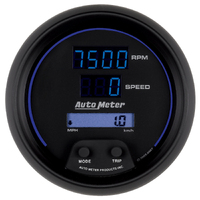 Cobalt 3-3/8" Digital Electric Tachometer/Speedometer Combo (8K RPM/260 MPH)