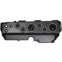 Designer Black 6 Gauge Direct-Fit Dash Kit (E-Body/Cuda/Challenger 70-74)