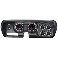Designer Black 6 Gauge Direct-Fit Dash Kit (B-Body/Charger/GTX/Road Runner/Sat 71-74)