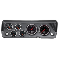 Designer Black 6 Gauge Direct-Fit Dash Kit (A-Body/Duster/Demon/Dart 70-76)