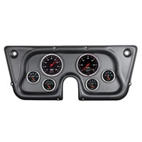 Designer Black 6 Gauge Direct-Fit Dash Kit (67-72 Chevy Truck C/K/K5/Suburban)