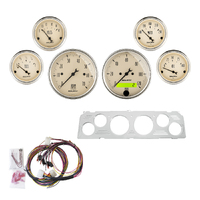 Antique Beige 6 Gauge Direct-Fit Dash Kit (64-66 Chevy Truck)