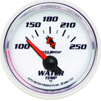 C2 2-1/16" Water Temperature Gauge w/ Air Core (100-250 °F)