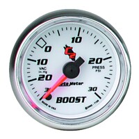 C2 2-1/16" Stepper Motor Boost/Vacuum Gauge (30 In Hg/30 PSI)