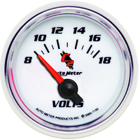 C2 2-1/16" Voltmeter w/ Air-Core (8-18V)