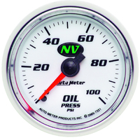 NV 2-1/16" Mechanical Oil Pressure Gauge (0-100 PSI)